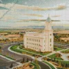 Cedar City Utah Temple 5D Diamond Painting