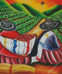 Coffee Farmer 5D Diamond Painting