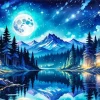 Full Moon Art 5D Diamond Painting