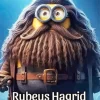 Funny Minion Rubeus Hagrid 5D Diamond Painting