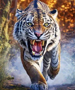 Furious Tiger Art 5D Diamond Painting