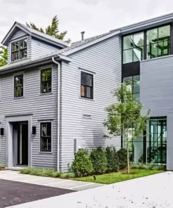 Grey House 5D Diamond Painting