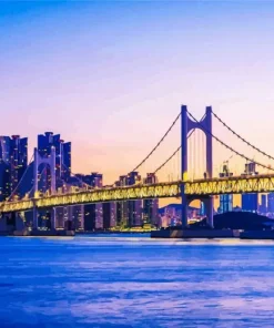 Gwangan Bridge Busan 5D Diamond Painting