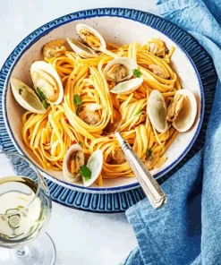 Italian Linguine Dish 5D Diamond Painting