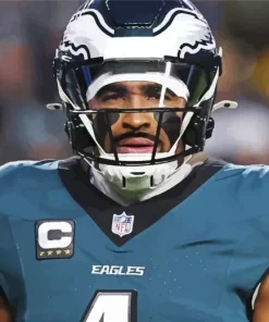 Jalen Hurts 5D Diamond Painting