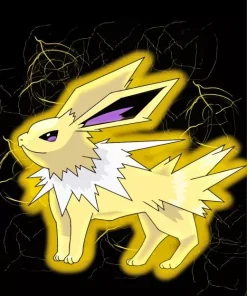 Jolteon Pokemon Character 5D Diamond Painting