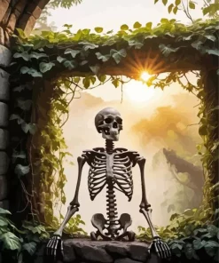 Jungle Skeleton 5D Diamond Painting
