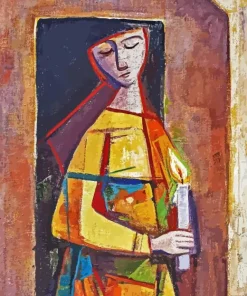 Abstract Karl Hofer 5D Diamond Painting