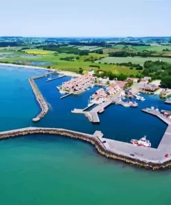 Klintholm Havn 5D Diamond Painting