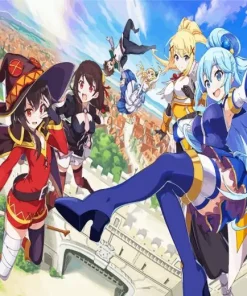 Konosuba Anime 5D Diamond Painting