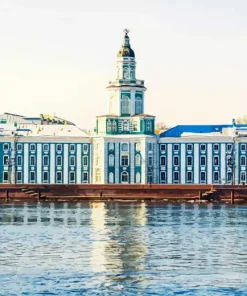 Kunstkamera Museum Building 5D Diamond Painting