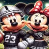 Mickey And Minnie Mouse Baseball 5D Diamond Painting