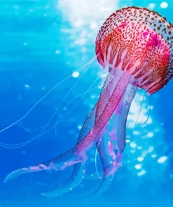 Pink Jellyfish 5D Diamond Painting