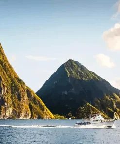 Saint Lucia In The Caribbean 5D Diamond Painting
