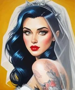 Tatooed Bride 5D Diamond Painting