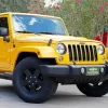 Yellow Jeep Wrangler Car 5D Diamond Painting