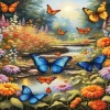 Butterfly Garden 5D Diamond Painting