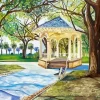 Gazebo At White Point Garden 5D Diamond Painting