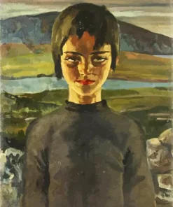 Peasant Girl Gerald Brockhurst 5D Diamond Painting