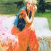 Silent Contemplation Pino Daeni 5D Diamond Painting