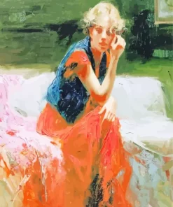Silent Contemplation Pino Daeni 5D Diamond Painting
