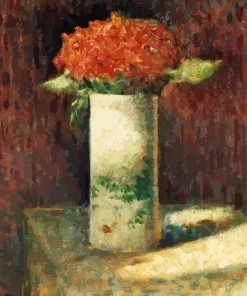 Vase Of Flowers Georges Seurat 5D Diamond Painting