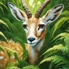 Aesthetic Gazelle Art 5D Diamond Painting