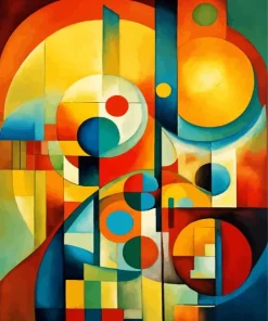 Aesthetic Geometric Abstract Art 5D Diamond Painting