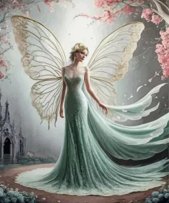 Butterfly Bride 5D Diamond Painting