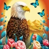 Butterfly Eagle 5D Diamond Painting