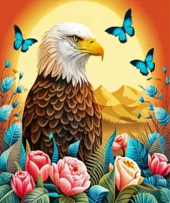 Butterfly Eagle 5D Diamond Painting