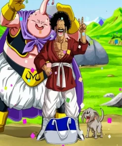 Buu And Mr Satan 5D Diamond Painting