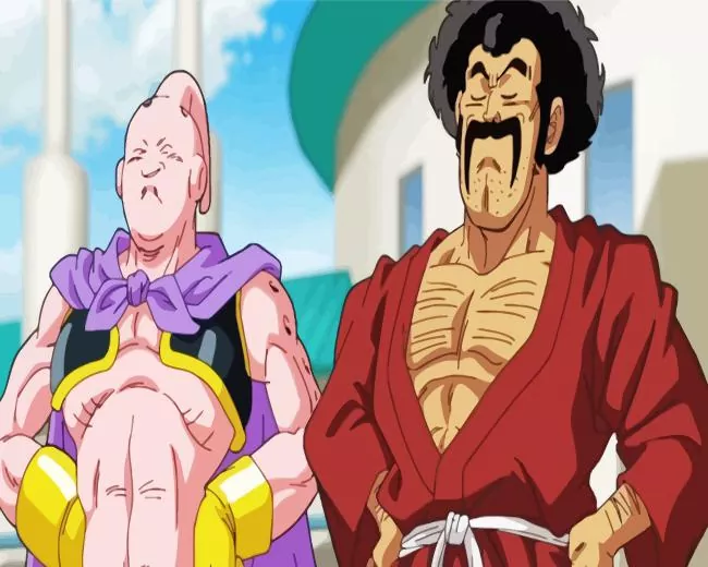 buu and mr satan Diamond Paintings Buu And Mr Satan Dragon Ball 5D Diamond Painting