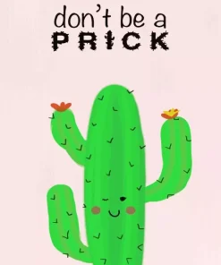 Cactus Quote 5D Diamond Painting