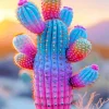 Colorful Cactus 5D Diamond Painting