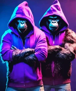 Gangsta Monkeys Art 5D Diamond Painting