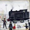Level Crossing By ls Lowry 5D Diamond Painting