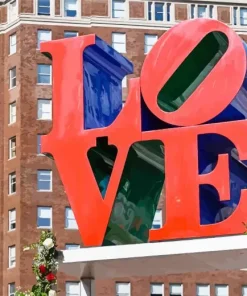 Love Statue Philadelphia 5D Diamond Painting