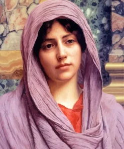 Lycinna By John William Godward 5D Diamond Painting