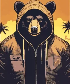 Mafia Bear 5D Diamond Painting