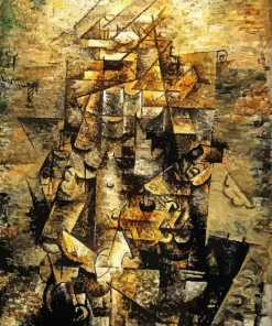 Man With A Guitar By Georges Braque 5D Diamond Painting