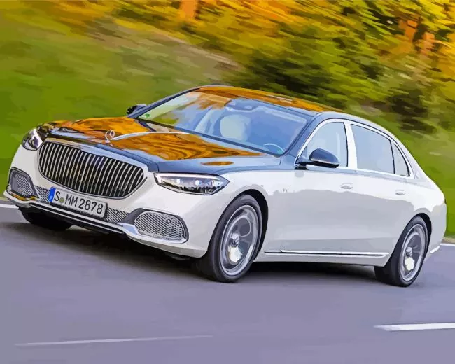 2022 Mercedes Maybach S680 Diamond Paintings 2022 Mercedes Maybach S680 5D Diamond Painting