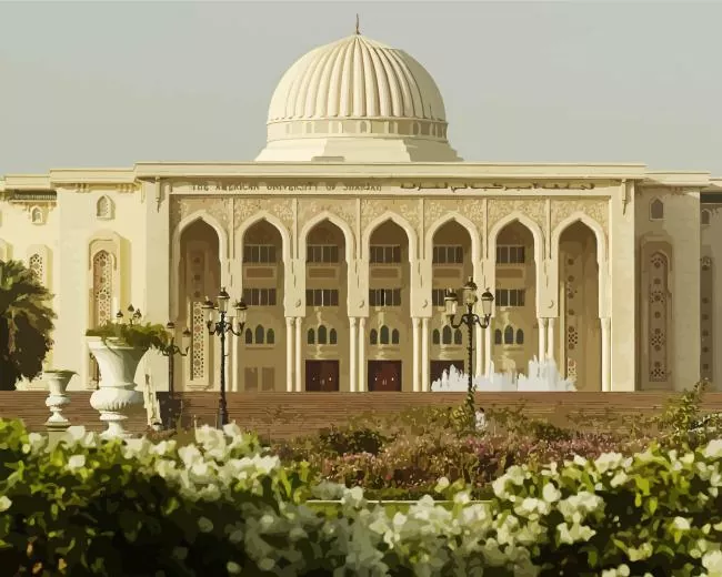 American University of Sharjah Diamond Dotz American University Of Sharjah 5D Diamond Painting