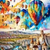 Cappadocia Colorful Air Balloons 5D Diamond Painting