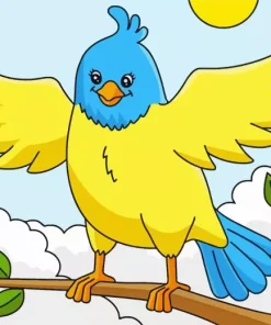 Cartoon Bird 5D Diamond Painting