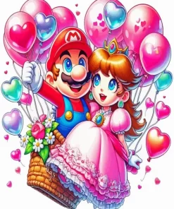 Cartoon Disney Couple 5D Diamond Painting