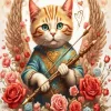 Cherub Cat 5D Diamond Painting