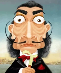 Dali Caricature 5D Diamond Painting
