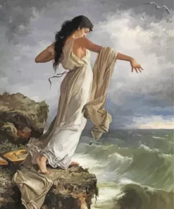 Death Of Sappho By Miguel Carbonell Selva 5D Diamond Painting