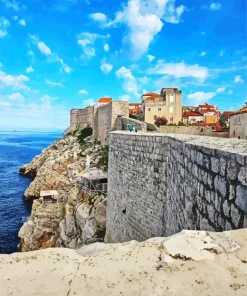 Dubrovnik City Walls 5D Diamond Painting